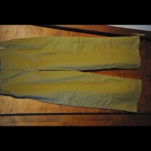 Forever 21 Olive Green Utility Pants Size Small Long